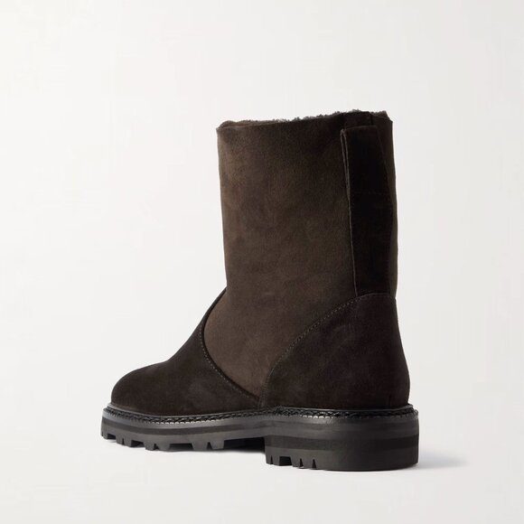 Manolo Blahnik Tomosa Suede Ankle Boots EU 38 1/2 NWB - Picture 8 of 13